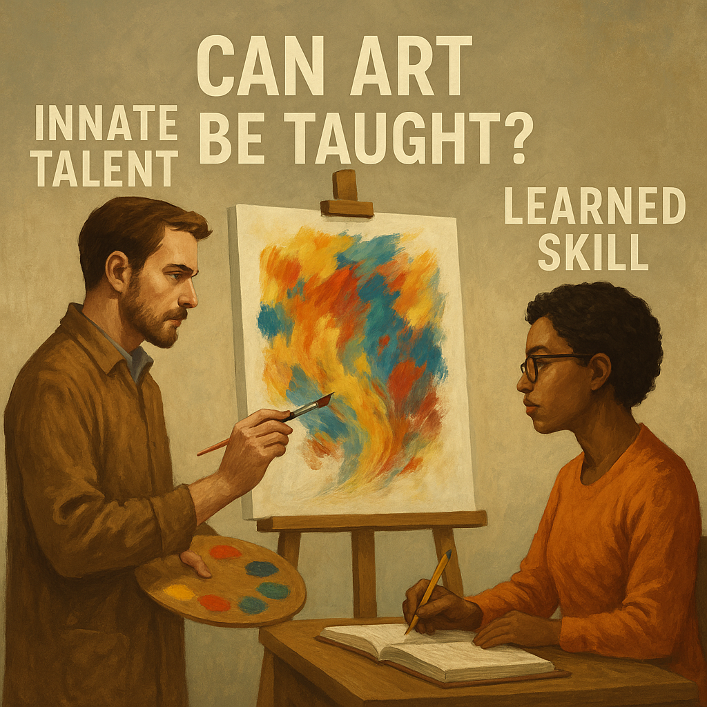 Can Art Be Taught? The Debate Between Innate Talent and Learned Skill Can Art Be Taught? The Debate Between Innate Talent and Learned Skill