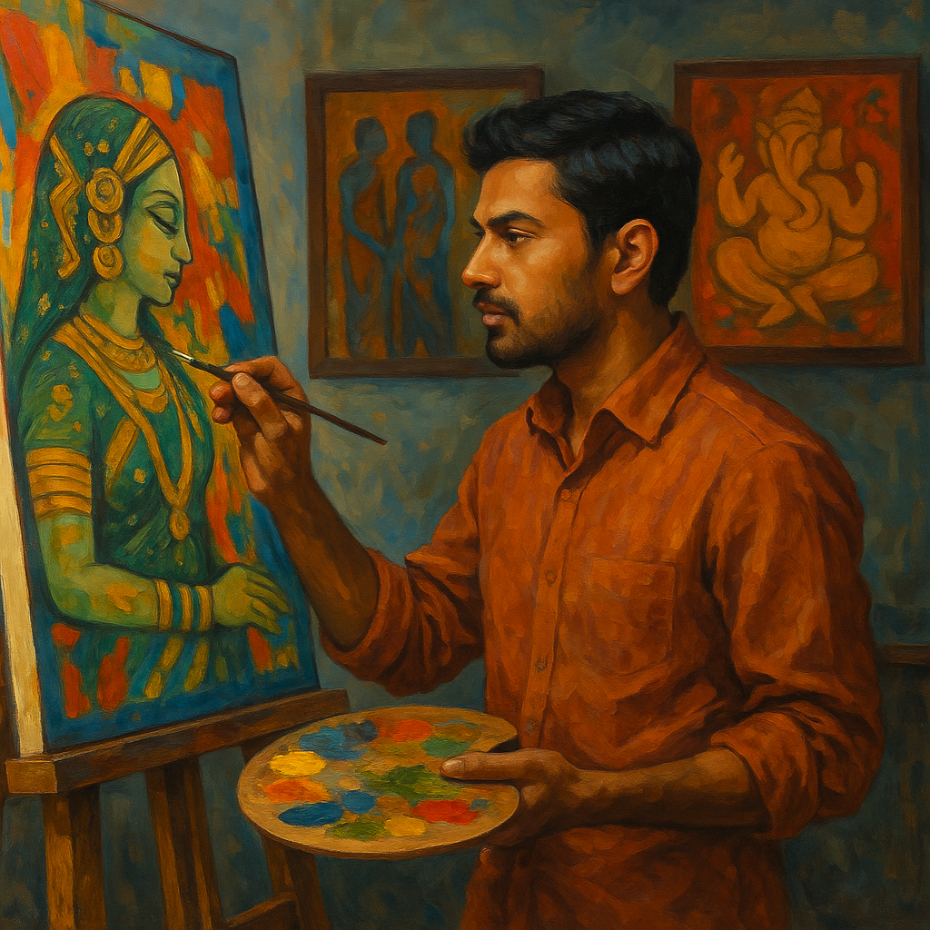The Influence of Globalization on Indian Art