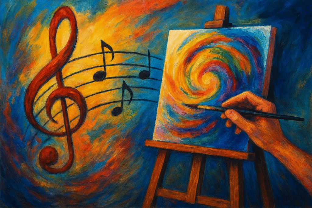 The Connection Between Music and Visual Art The Connection Between Music and Visual Art