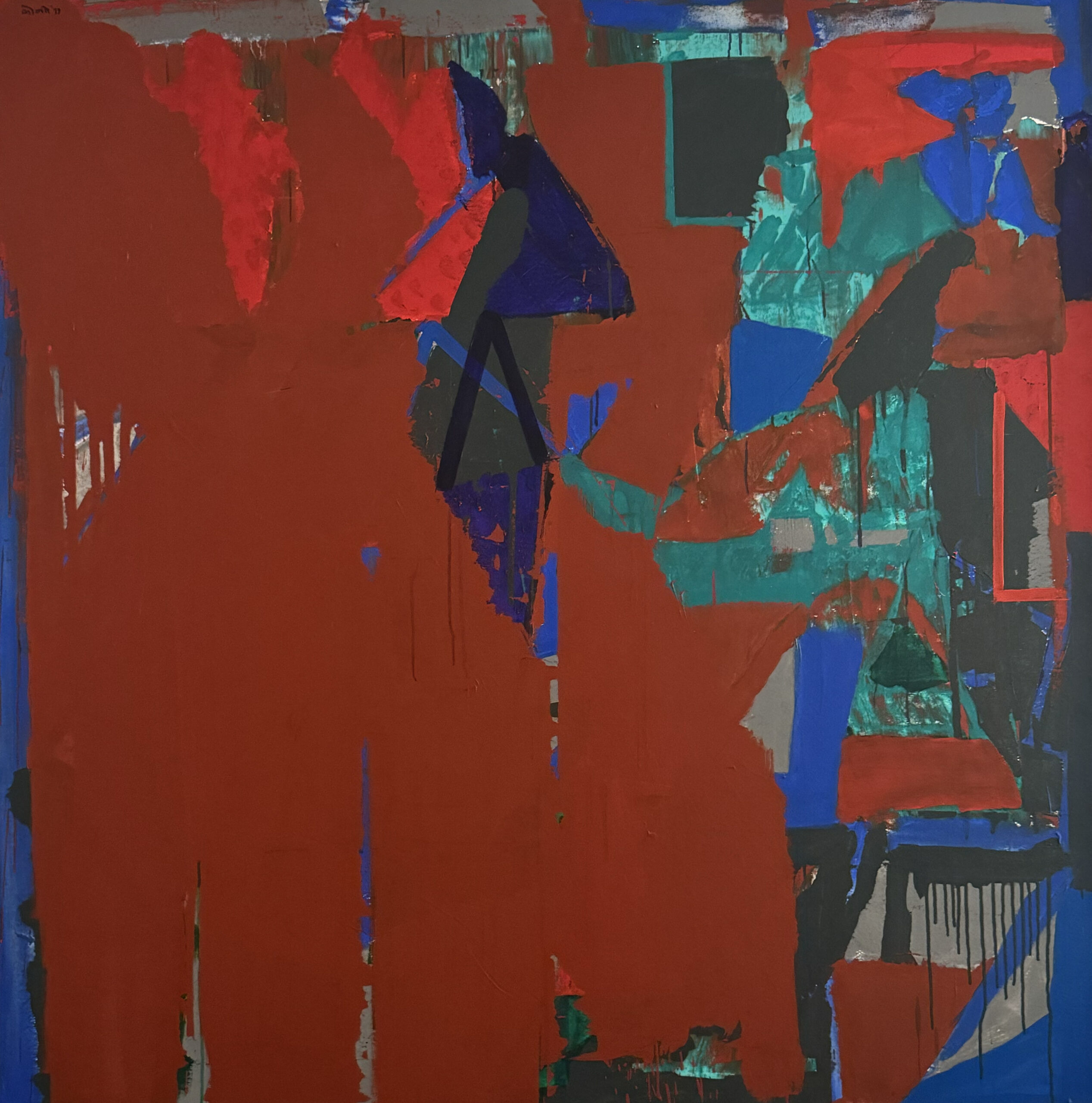 Acrylic on canvas, 59 x59 inches, 2011