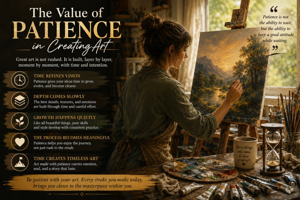 The Value of Patience in Creating Art