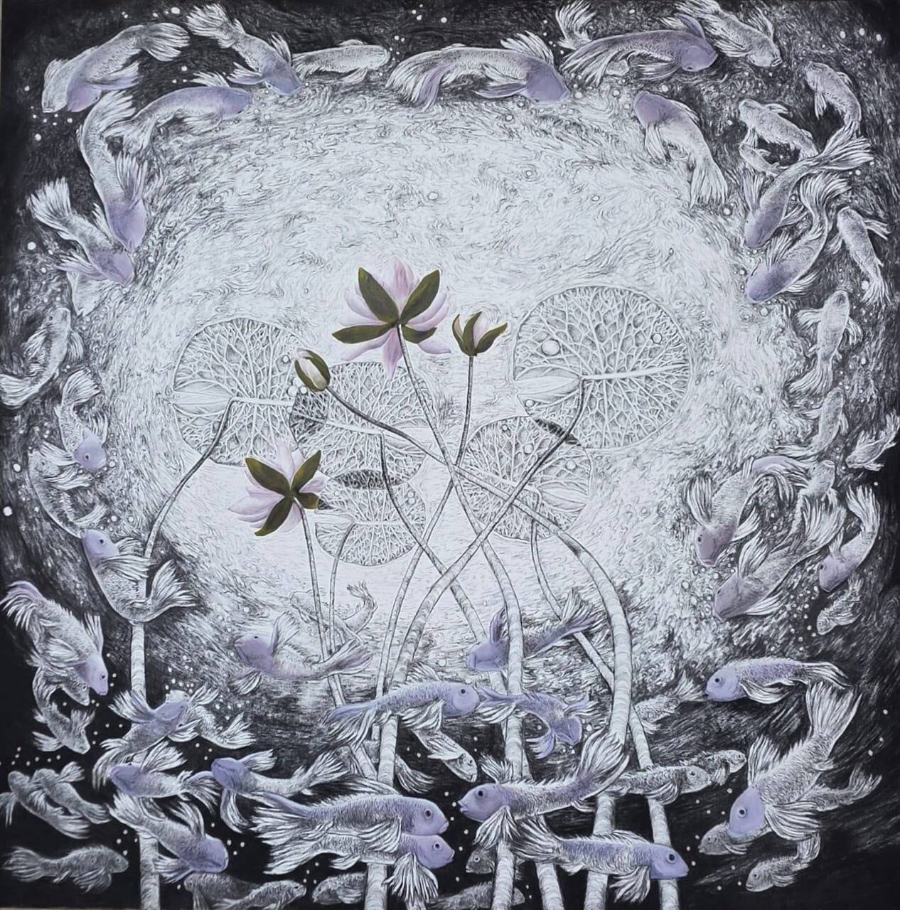 02. Ruchi Chadha, Acrylic on canvas